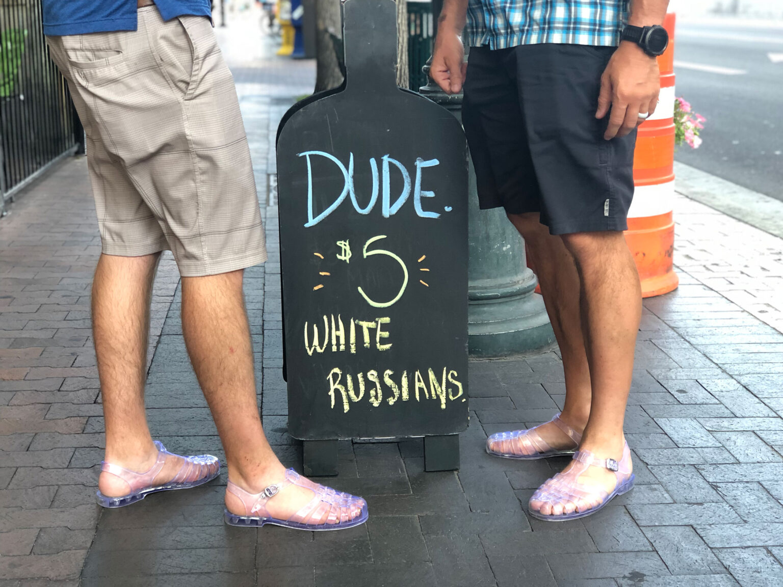 mens jelly sandals