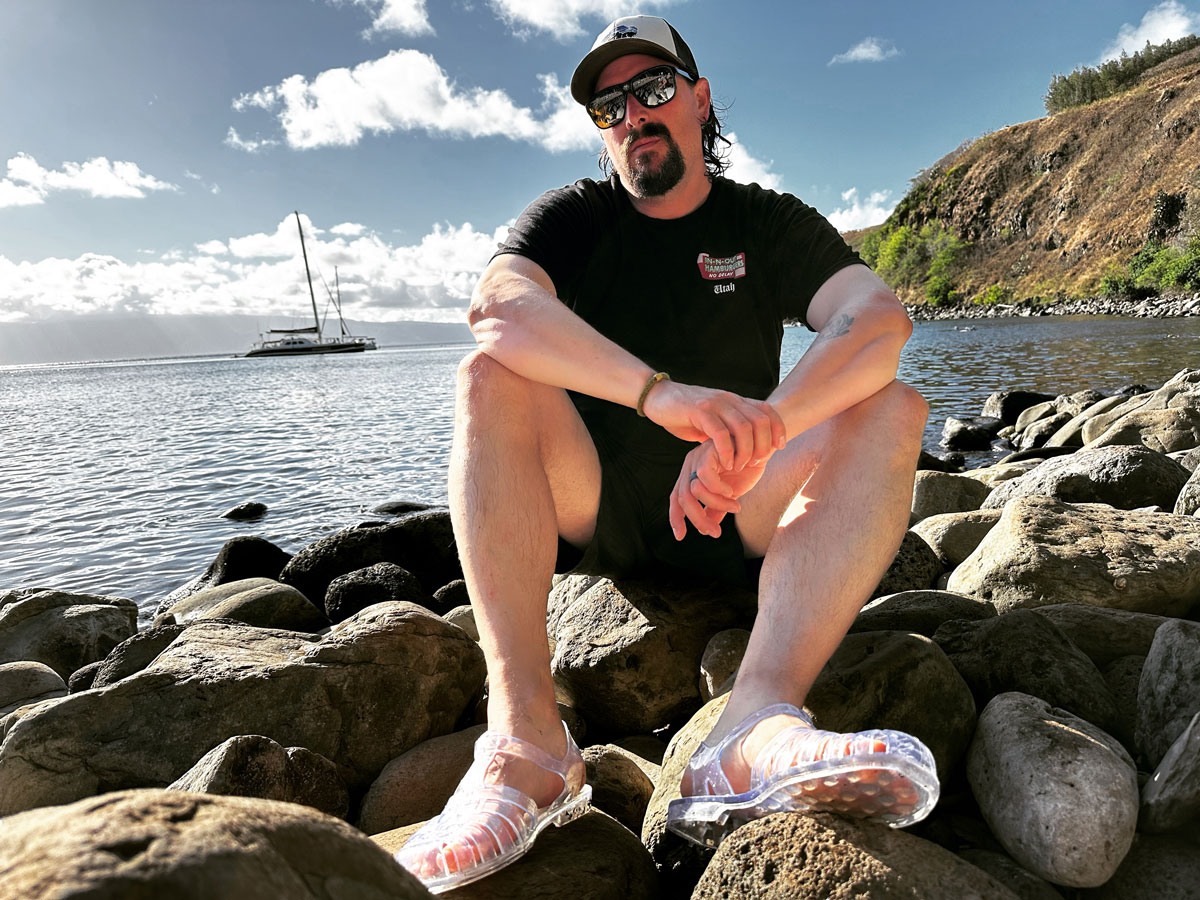 The Dude's Jelly Sandals